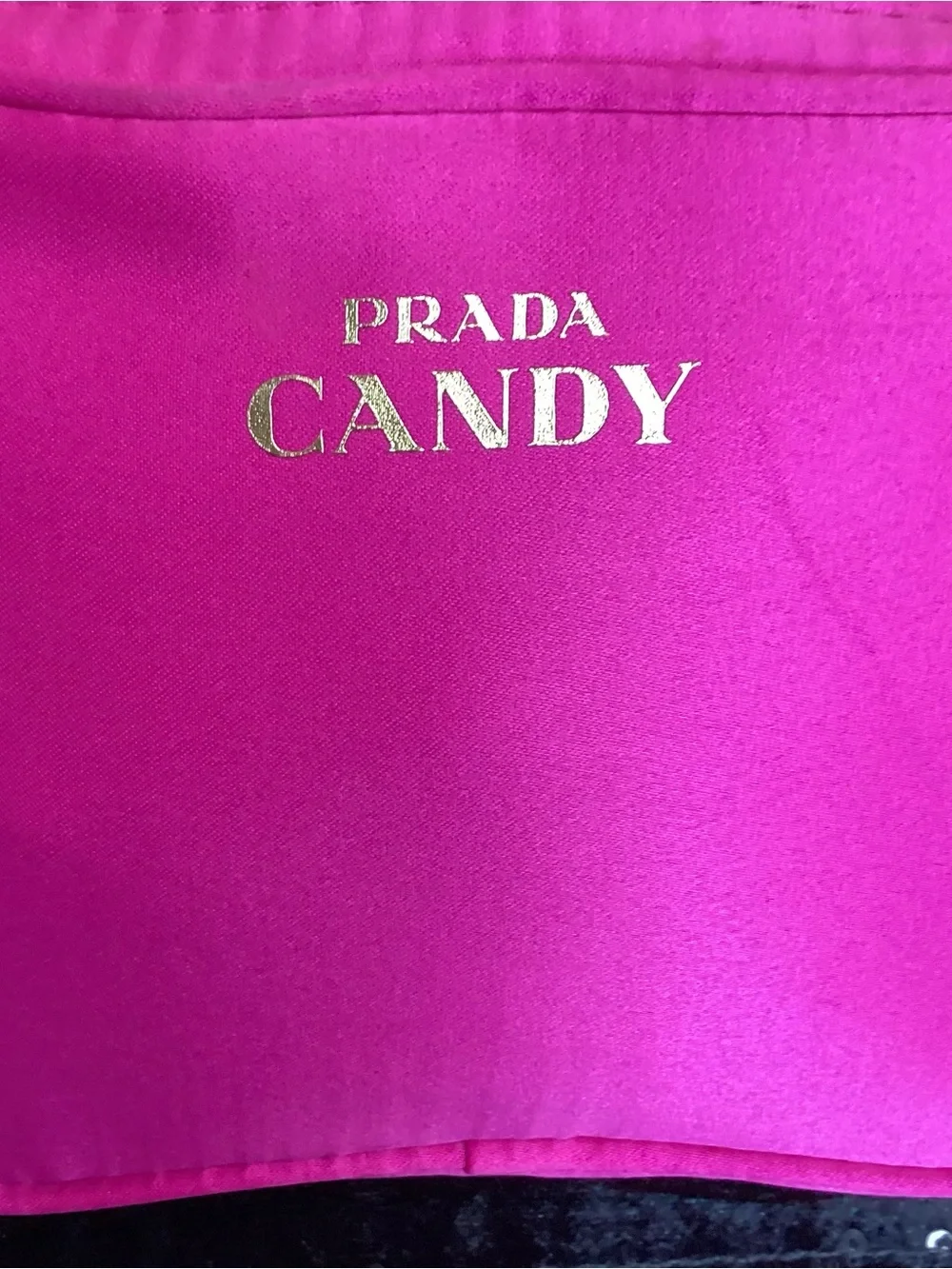 Prada Candy Pink Cosmetic Pouch